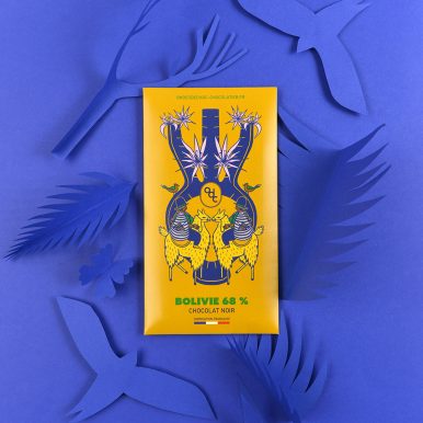 Design global pour le chocolatier Ondes de Choc